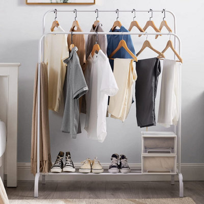 Freestanding clothes best sale rail b&q