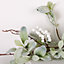 White Berry Lamb Ear Xmas Table Decoration Christmas Garland - 130cm