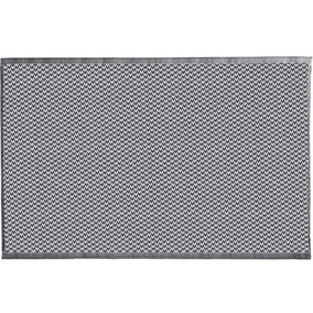 White & Black Small Geometric Outdoor Camping Picnic Rug