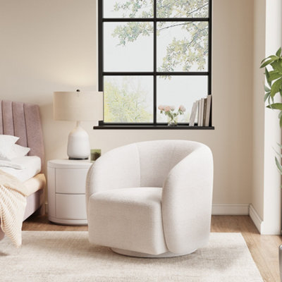 White deals tub chair