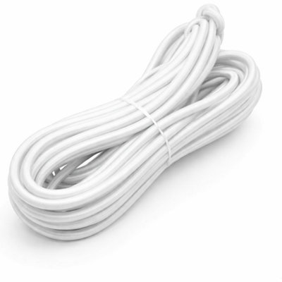 White Bungee Cord - 30 m / 98 ft of 8 mm Bungee Rope, Shock Cord ...