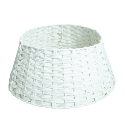 White Christmas Tree Skirt Large Diameter