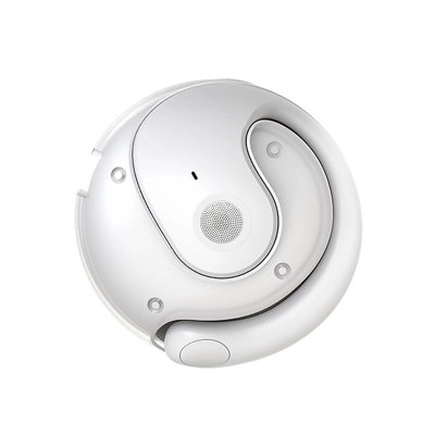 White Coconut Ball Open Earless Bluetooth Headset