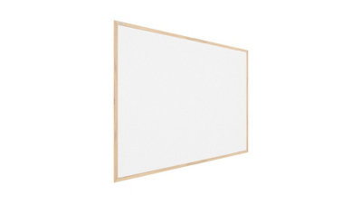 White cork notice board wooden natural frame 90x60 cm