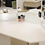 White Corner Dressing Table with 3 Mirrors Stool LED Bulbs 5 Drawers  Makeup Vanity Table Bedroom Furniture