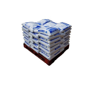 White De-Icing Rock Salt 8kg Bags 130 Units - 1 FULL PALLET