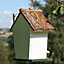 White Decorative Hanging Bird House Garden Lodge Birdbox Hand Painted Reclaimed Wood Bird Nesting Box