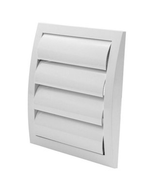 White Duct Gravity Flaps 190mm x 190mm Ventilation Cover Price Comparisons | Compare The Build