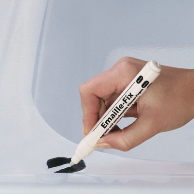 White Enamel Pen - Temperature Resistant Touch Up Marker for Bath ...
