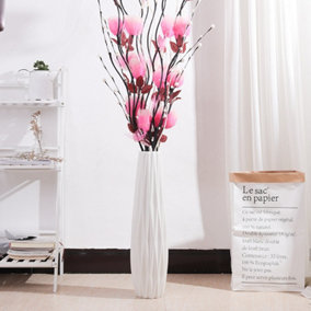 White European Ceramic Sim Tall Vase Table Flower Stand Art Decoration 45cm (H)