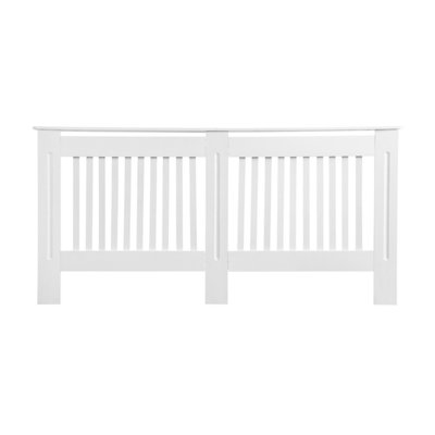 White Extra Large Radiator Safety Guard Cover
