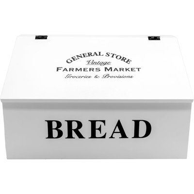 White Farmers Market General Store Bread Bin