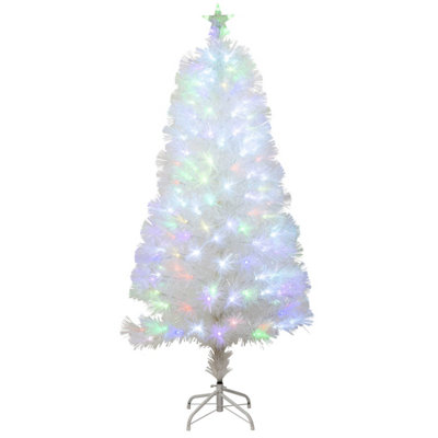 White Fibre Optic Christmas Tree 180cm