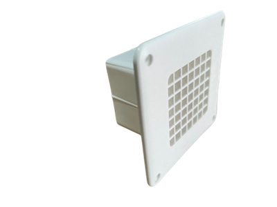 White Floor / Roof Vent 120mm x 120mm