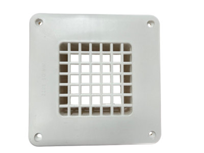 White Floor / Roof Vent 120mm x 120mm
