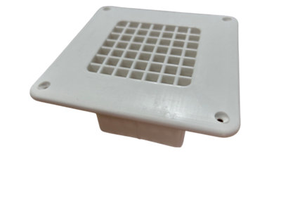 White Floor / Roof Vent 120mm x 120mm - 3