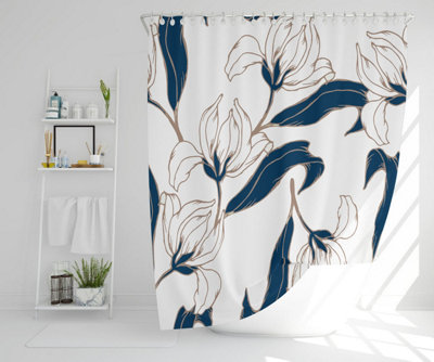 White Flowers (Shower Curtain) / Default Title Price Comparisons | Compare The Build