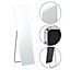 White Full Length Framed Mirror Freestanding or Wall Mounted Rectangular Floor MirrorW 37 cm x H 147 cm