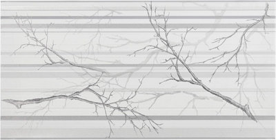 White Grey 3D Wall Panels - Set of 6 Covers 2.76m² (29.67ft²) - Plastic Cladding Panels with Sparkling Glitter Elements for Décor - 7