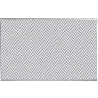 White & Grey Geometric Outdoor Rug Camping Floor Mat Picnic Blanket 120