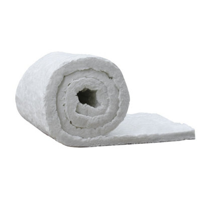 White High Temperature Insulation Roll Ceramic Fiber Blanket 25mm T