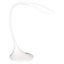 White High Vision Touch Control Tabletop LED Lamp - Mains Powered Desk Light with Gooseneck Arm & 400 Lumen Illumination - H40cm
