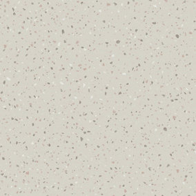 White Ivory Speckled Effect Anti-Slip Contract Commercial Heavy-Duty Flooring with 3.5mm Thickness-10m(32'9") X 2m(6'6")-20m²