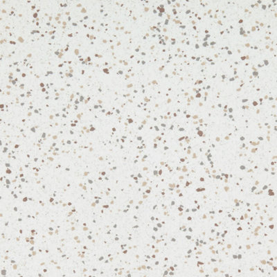 White Ivory Speckled Effect Flooring, Contract Commercial Vinyl Flooring with 2.0mm Thickness-11m(36'1") X 2m(6'6")-22m²