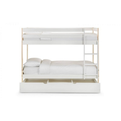 White Lacquered Classic Underbed Trundle