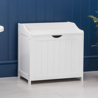 Bathroom linen bins discount