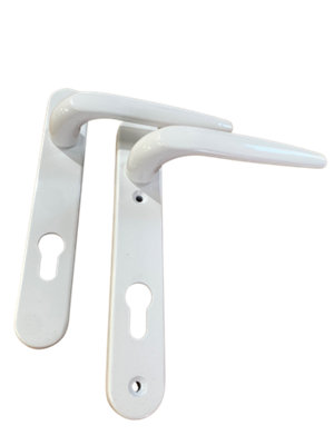 White Leaver Leaver Short Backplate