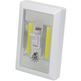 White LED Night Light Cordless Battery Switch Lamp Magnetic Portable COB