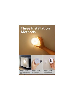 White Light 6PCS Wireless Rechargeable Body Sensor LED Light