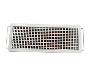 White Long Soffit Vent 290mm x 115mm