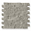 White Marble 2.5 x 5cm Brick Size Split Face Cladding 30.5 x 30.5cm Tile, Sold Per Tile