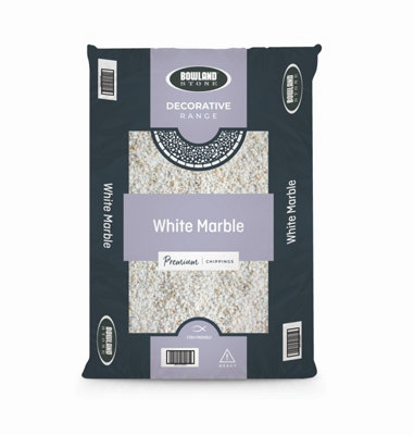 White Marble Chipping 20kg Bag Pallet of 49 - 3