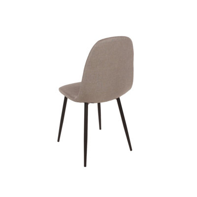White marble effect Table and four chair set, rectangular table 120cm x 80cm with four grey upholstered chairs