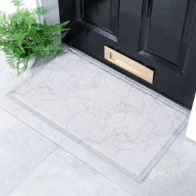 White Marble Indoor & Outdoor Doormat - 70x40cm