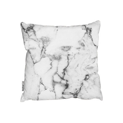 White Marble Texture (Cushion) / 45cm x 45cm