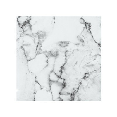 White Marble Texture Splash Back designer style