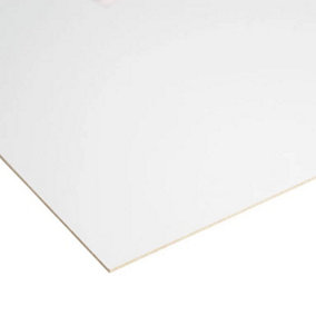 White MDF Panel 3mm Pack of 2 Boards -  1220mm x 610mm (4x2 ft)