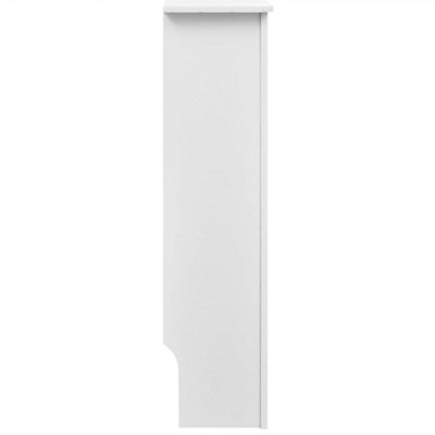 White MDF Radiator Cover Heating Cabinet 152 cm - 3