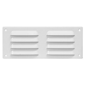 White Metal Air Vent Grille 260mm x 105mm