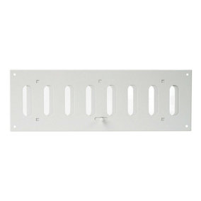 White Metal Air Vent Grille 300mm x 100mm