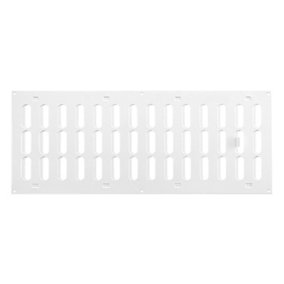 White Metal Air Vent Grille 500mm x 200mm