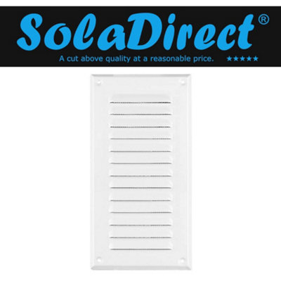 XTUJ  8 Inch Round Air Vent ABS Louver Grille Cover White Soffit Vent With Built In Fly Screen Mesh For Bathroom Office Kitchen Ventilation I5227834277