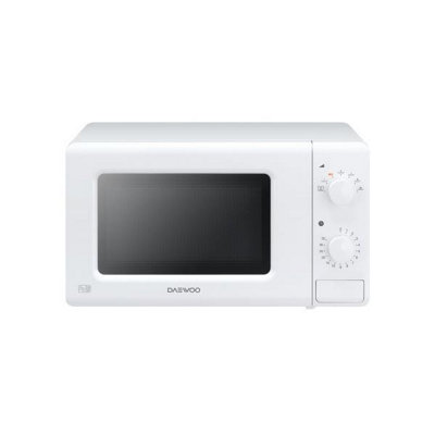 White Microwave Oven 20L Capacity, 700W Daewoo KOR6M17WH