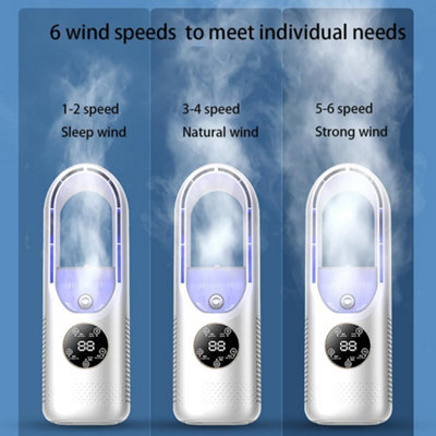 White Mini desktop cooler office refrigeration humidification fan ...