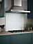 White Mist Glass Kitchen Self Adhesive Splashback 900mm x 750mm