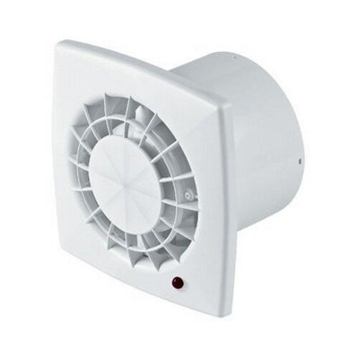White Modern 100mm Bathroom Extractor Fan with Timer / Delay Price Comparisons | Compare The Build